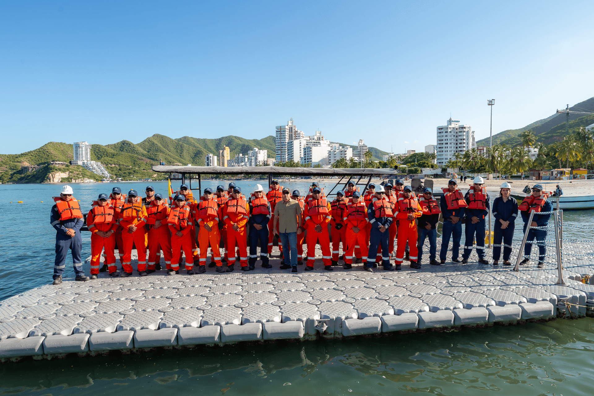 Maritima Team on Dock